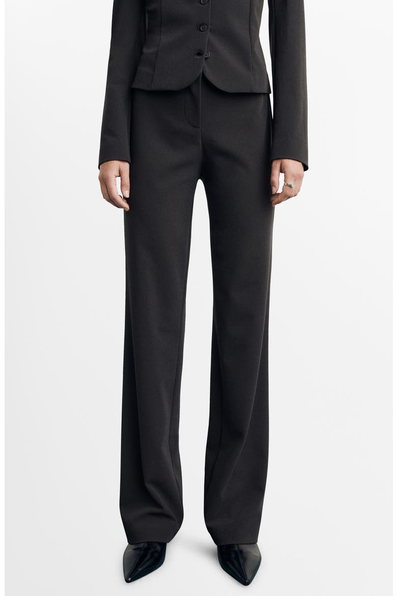Seamless Straight Suit Pants, Main, color, GREY