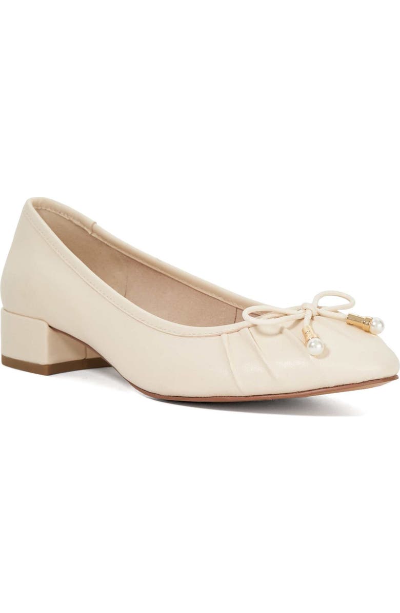 Dune London Amazing Pump, Main, color, Ecru