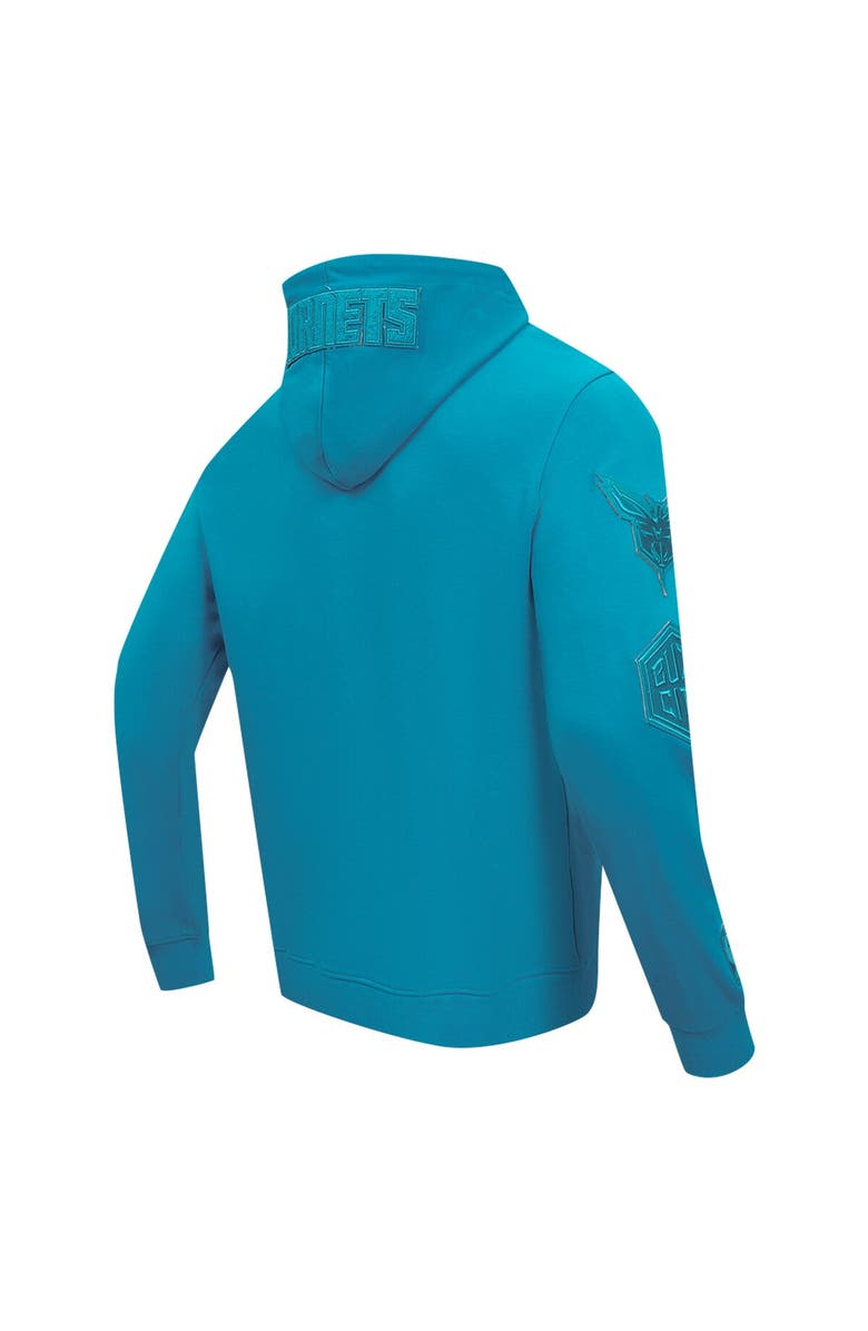 PRO STANDARD Men's Pro Standard Teal Charlotte Hornets Triple Tonal DK Full-Zip Hoodie Jacket, Alternate, color, Teal