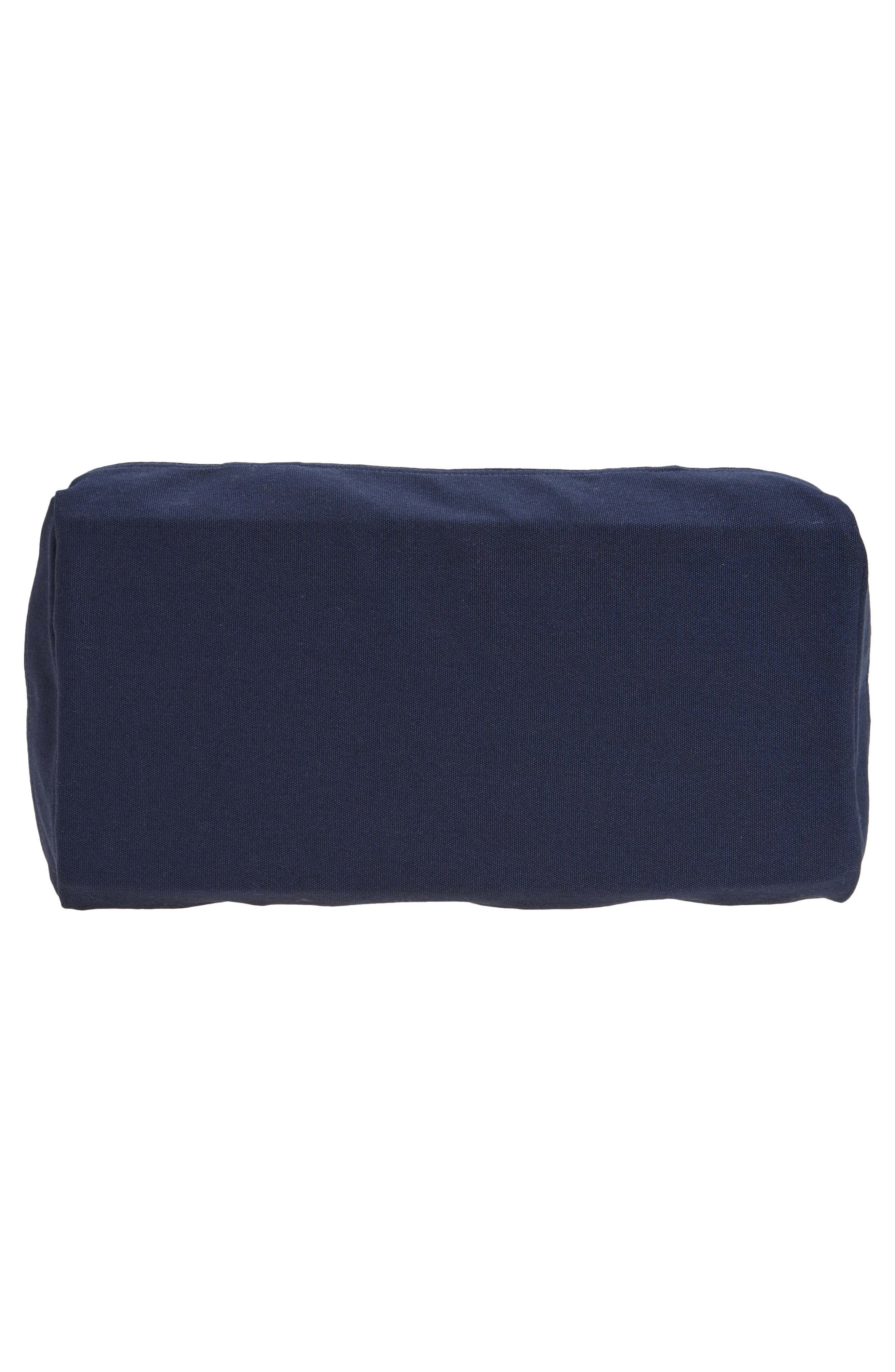Favorite Daughter Go Sports Embroidered Canvas Duffle Bag, Alternate, color, Natural Navy Blaze