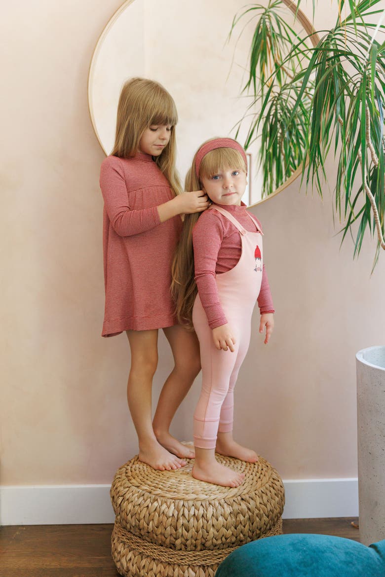 French Terry Autumn Kids Collection - Dress, Alternate, color, Pink