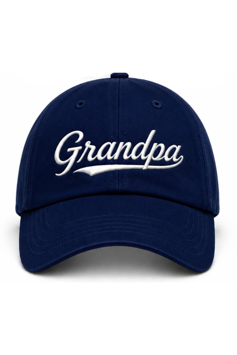 Men's Grandpa Legacy Baseball Hat, Main, color, Navy