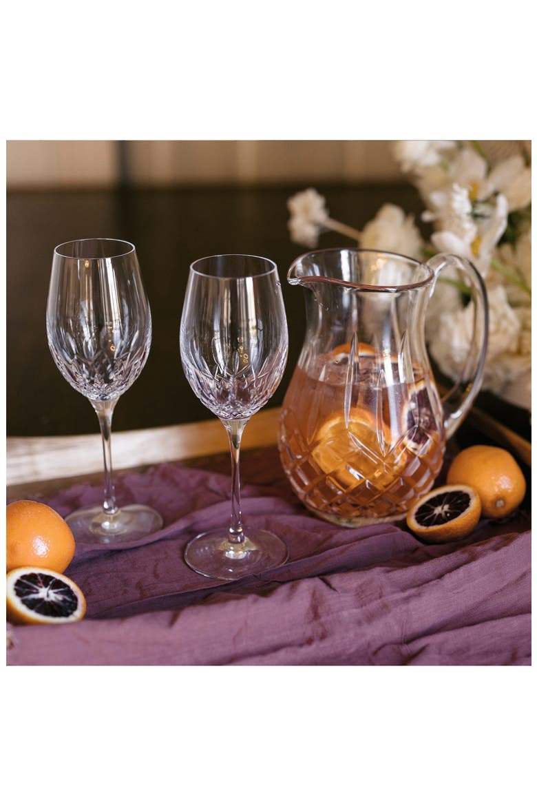 Lismore Lead Crystal Pitcher, Alternate, color, CLEAR