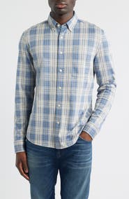 Faherty Coastline Knit Button-Down Shirt