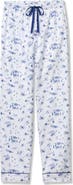 Petite Plume Après Ski Brushed Cotton Twill Pajama Pants