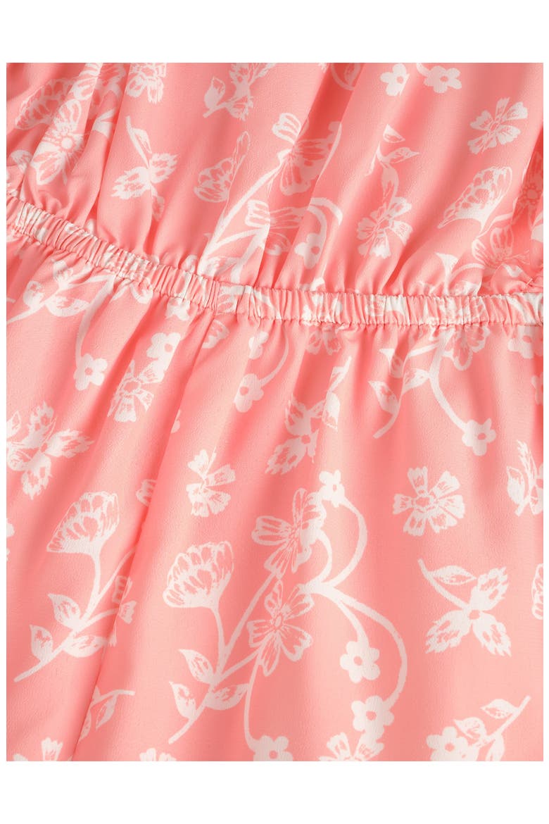 Kids' Cutout Romper & Headband Set, Alternate, color, APRICOT BLUSH