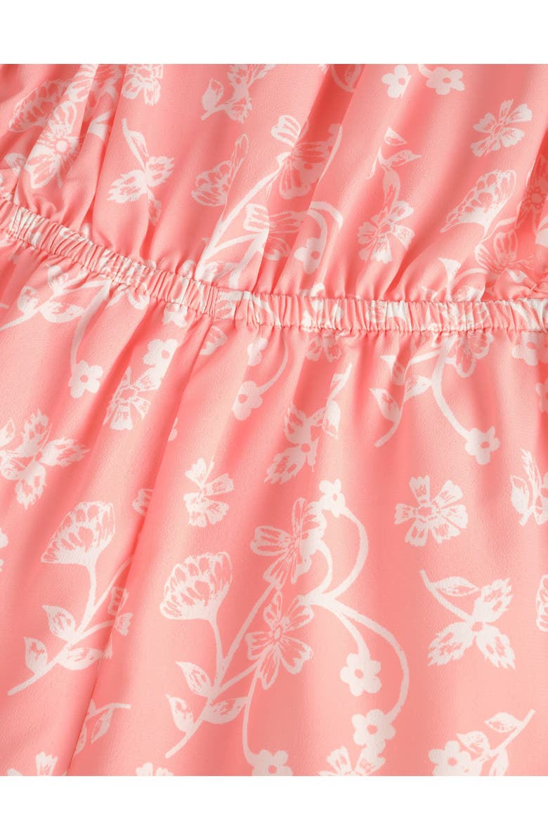 Scotch & Soda Kids' Cutout Romper & Headband Set, Alternate, color, Apricot Blush