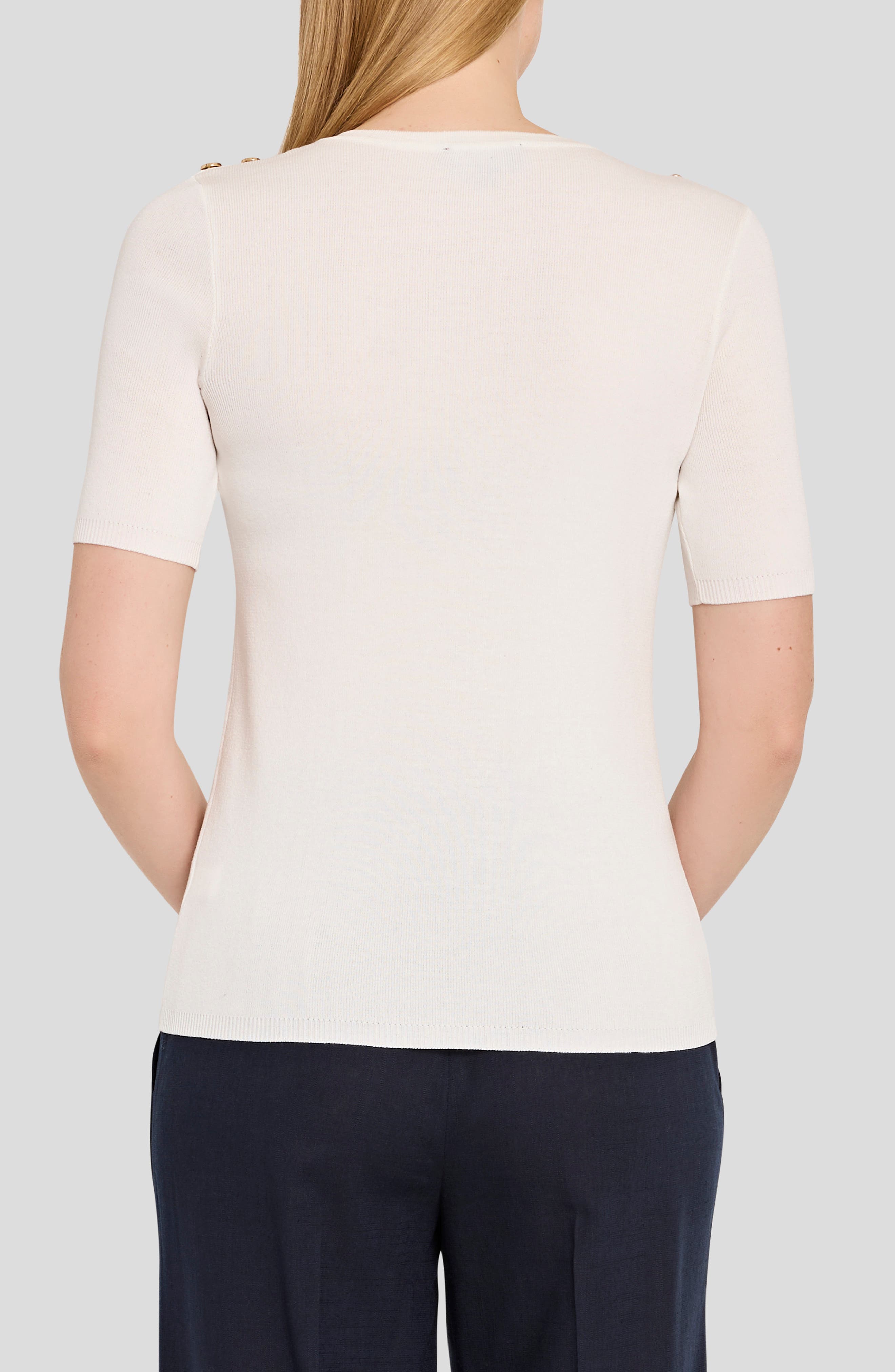 Button Shoulder Sweater - image 4
