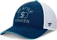 FANATICS Men's Fanatics Deep Sea Blue/White Seattle Kraken Authentic Pro Rink Trucker Hat