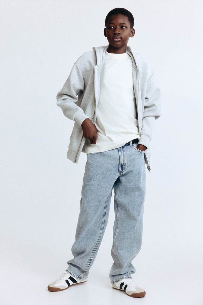 Loose Fit Jeans, Alternate, color, Light denim blue
