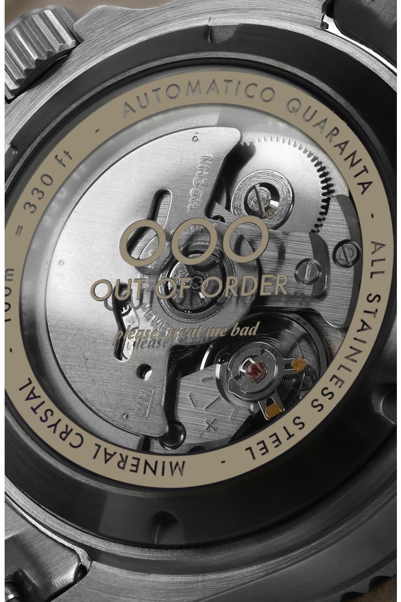 Automatico Quaranta Bracelet Watch, 40mm, Alternate, color, SAND