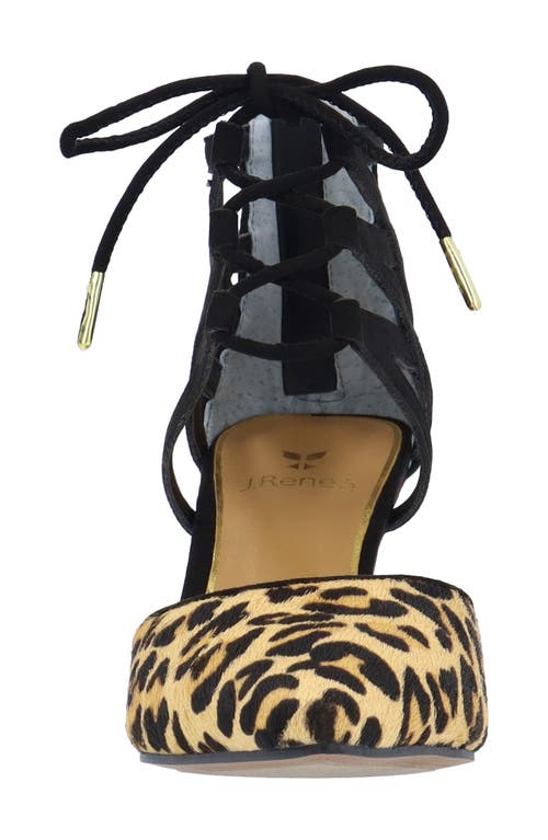 J. Reneé Milina Ankle Strap Pointed Toe Pump In Multi