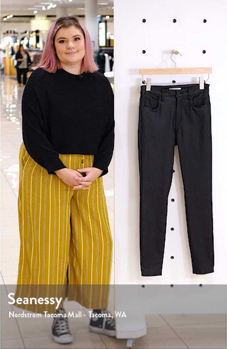 Ellie Coated High Waist Ankle Skinny Jeans, sales video thumbnail
