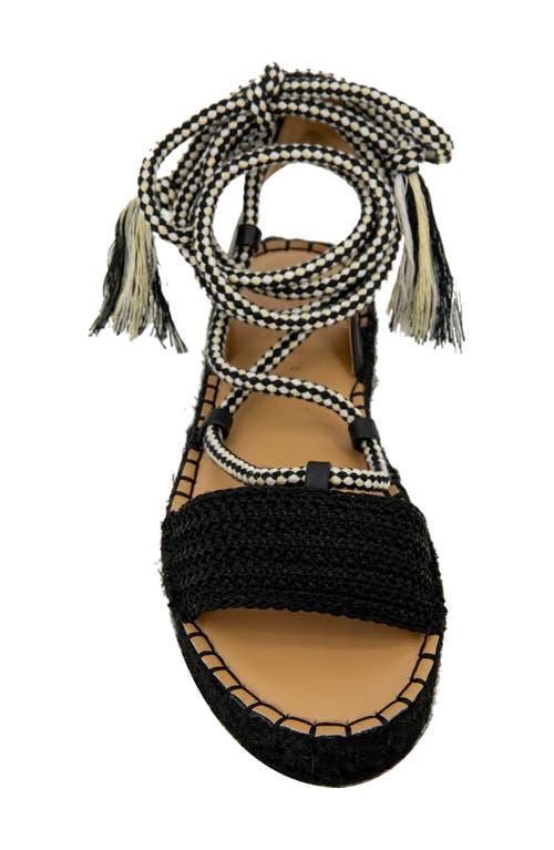 Splendid Mimosa Ankel Tie Sandal In Black