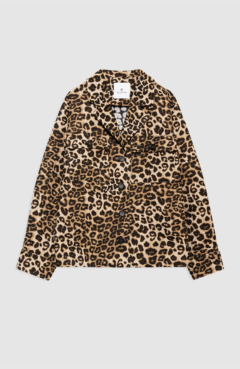 ANINE BING Flynn Jacket, Alternate, color, Leo