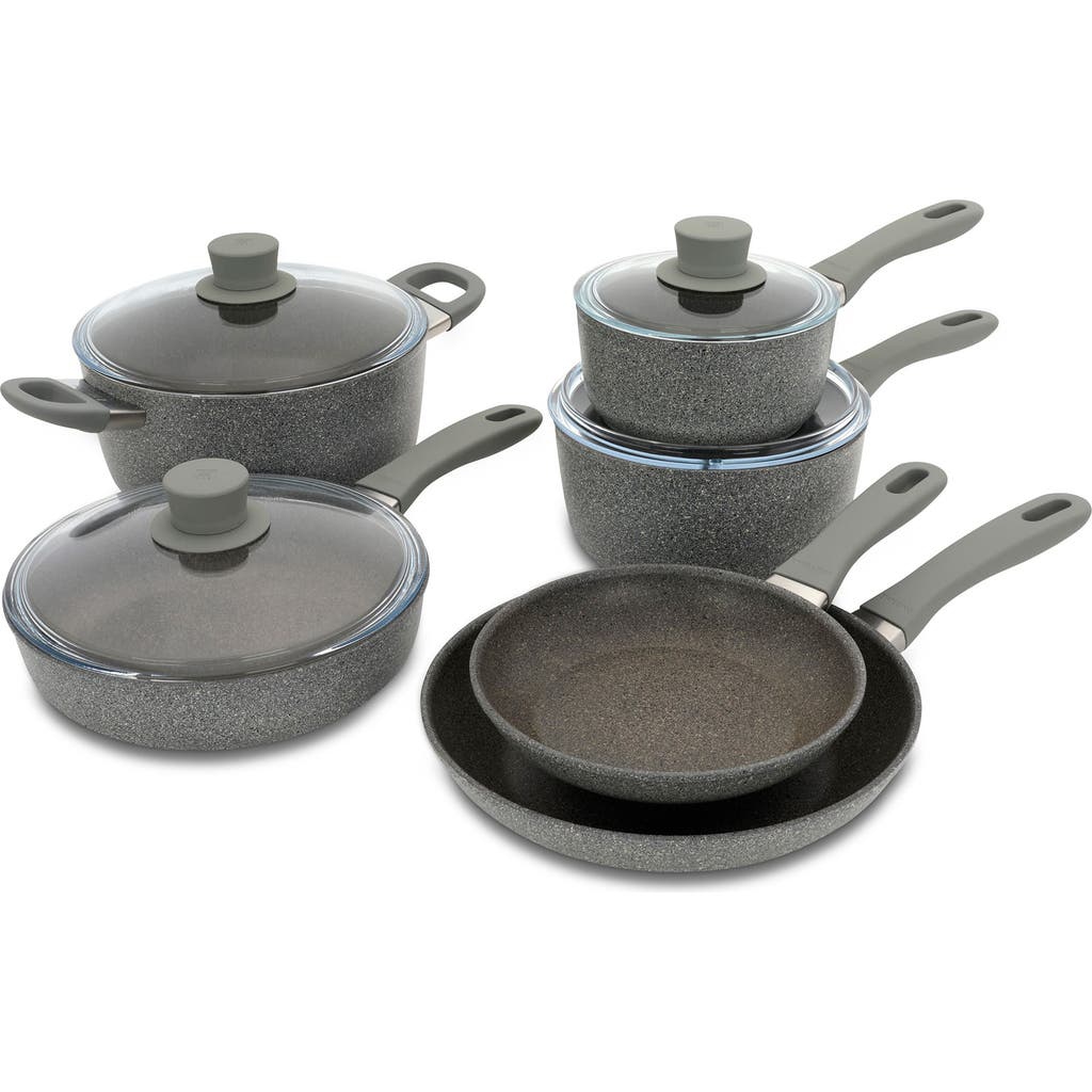Zwilling Parma Plus 10-piece Nonstick Cookware Set In Gray