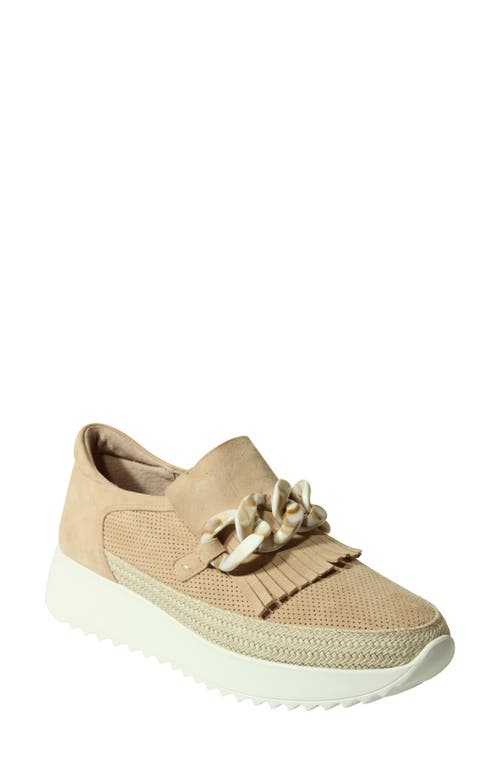 VANELi Qerene Platform Kiltie Sneaker in Nude