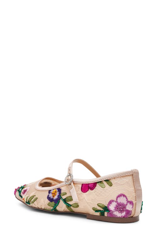 Betsey Johnson Nova Mary Jane Flat In Multi