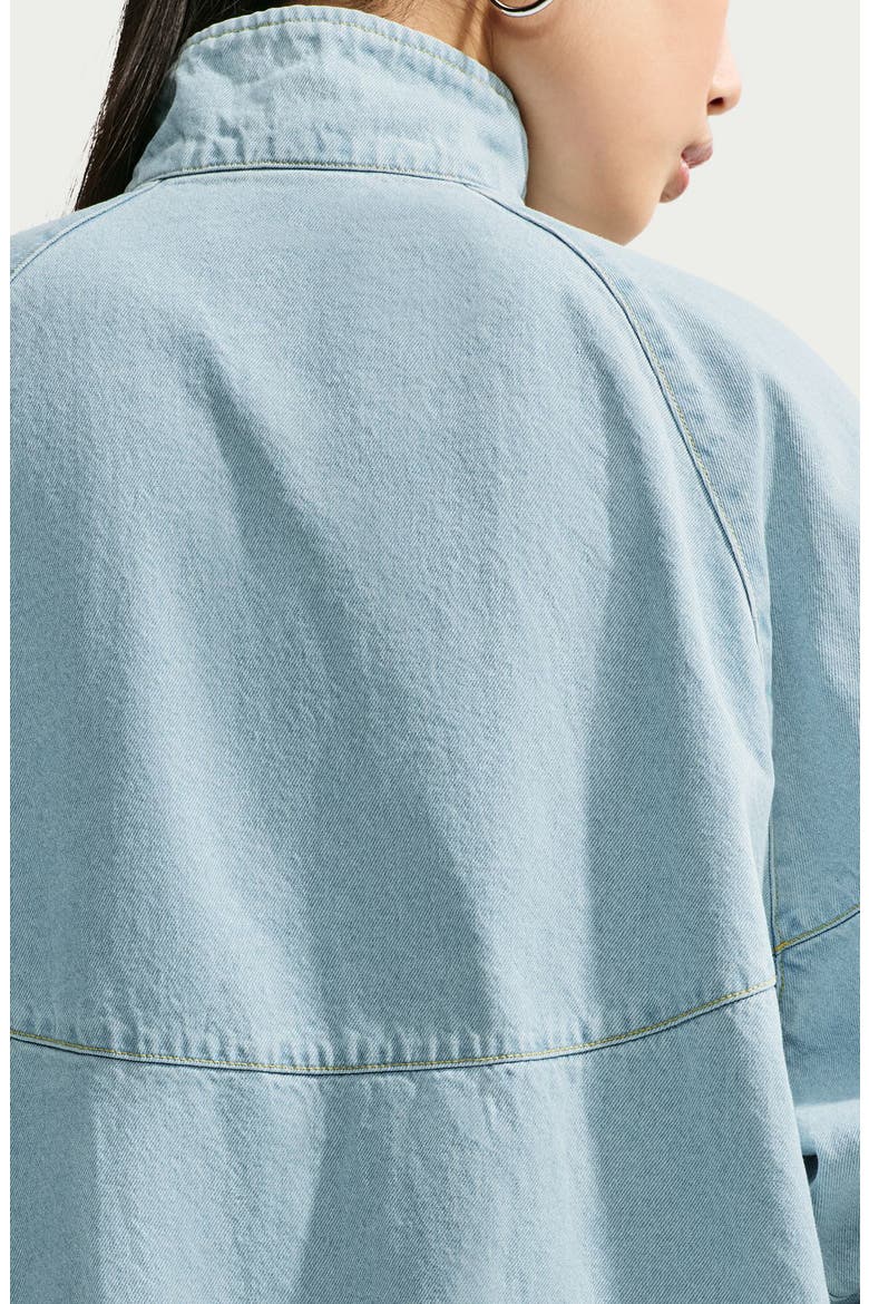 Windrunner Denim Jacket, Alternate, color, 440 LTARMB/ WORKBL