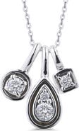 Seed2Stone Perfect-Pear Diamond Cluster Necklace