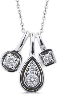 Seed2Stone Perfect-Pear Diamond Cluster Necklace
