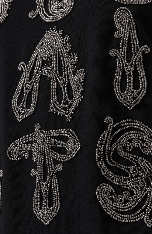 Allsaints Ella Lisa Cotton Graphic T-shirt In Black