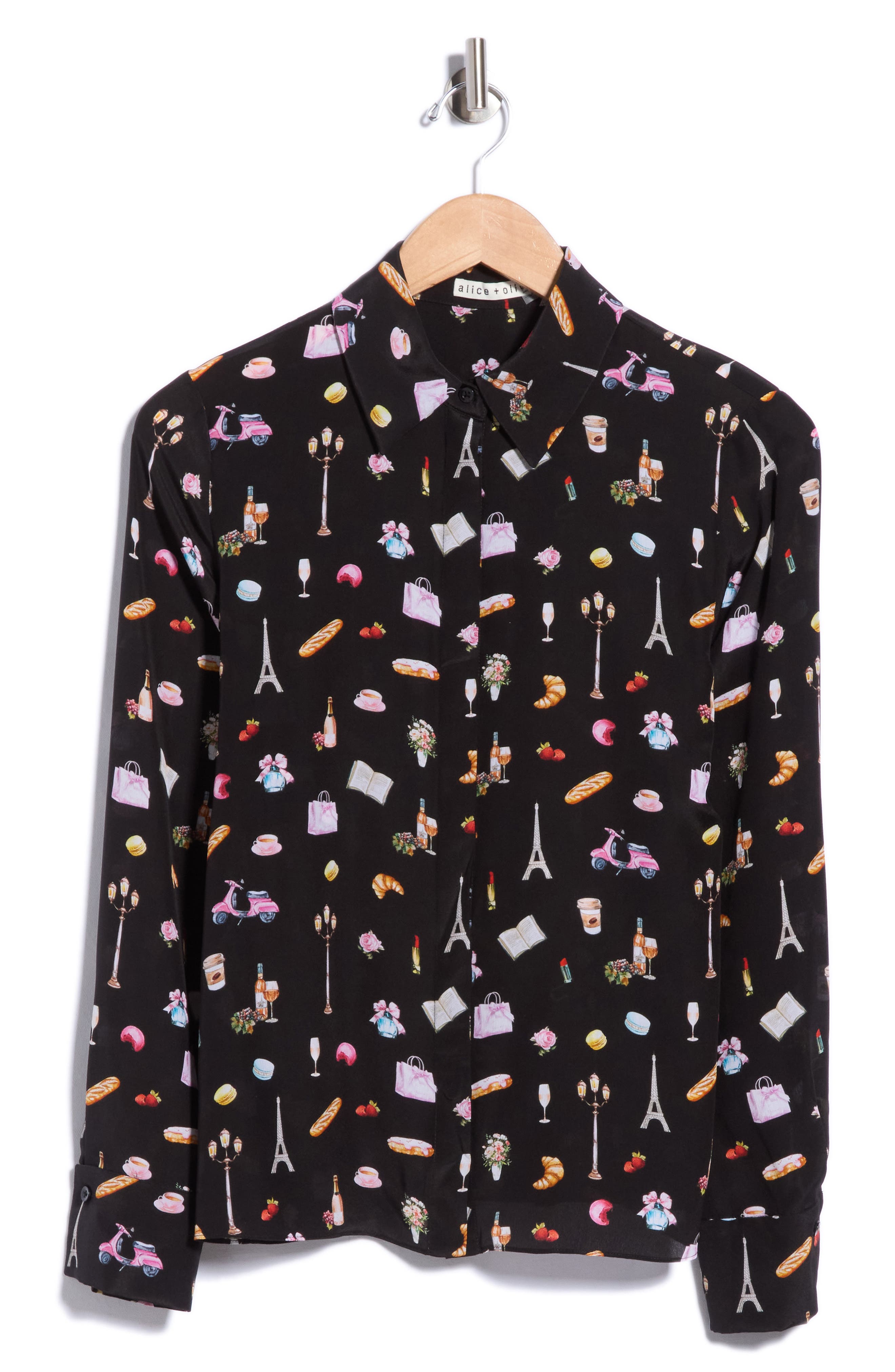 Brady Slim Silk Button Down Shirt