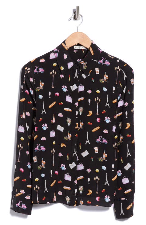 Brady Slim Silk Button Down Shirt