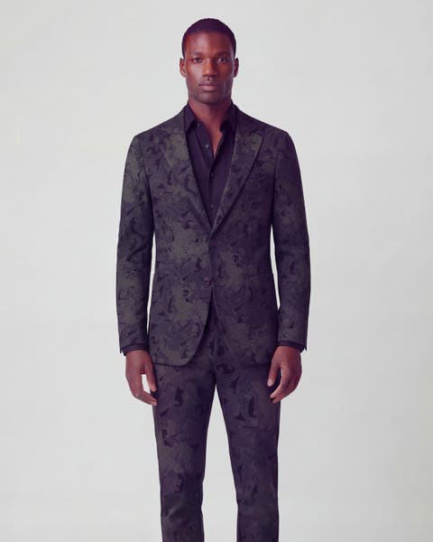 Paisley Explosion Mens Tailored Blazer