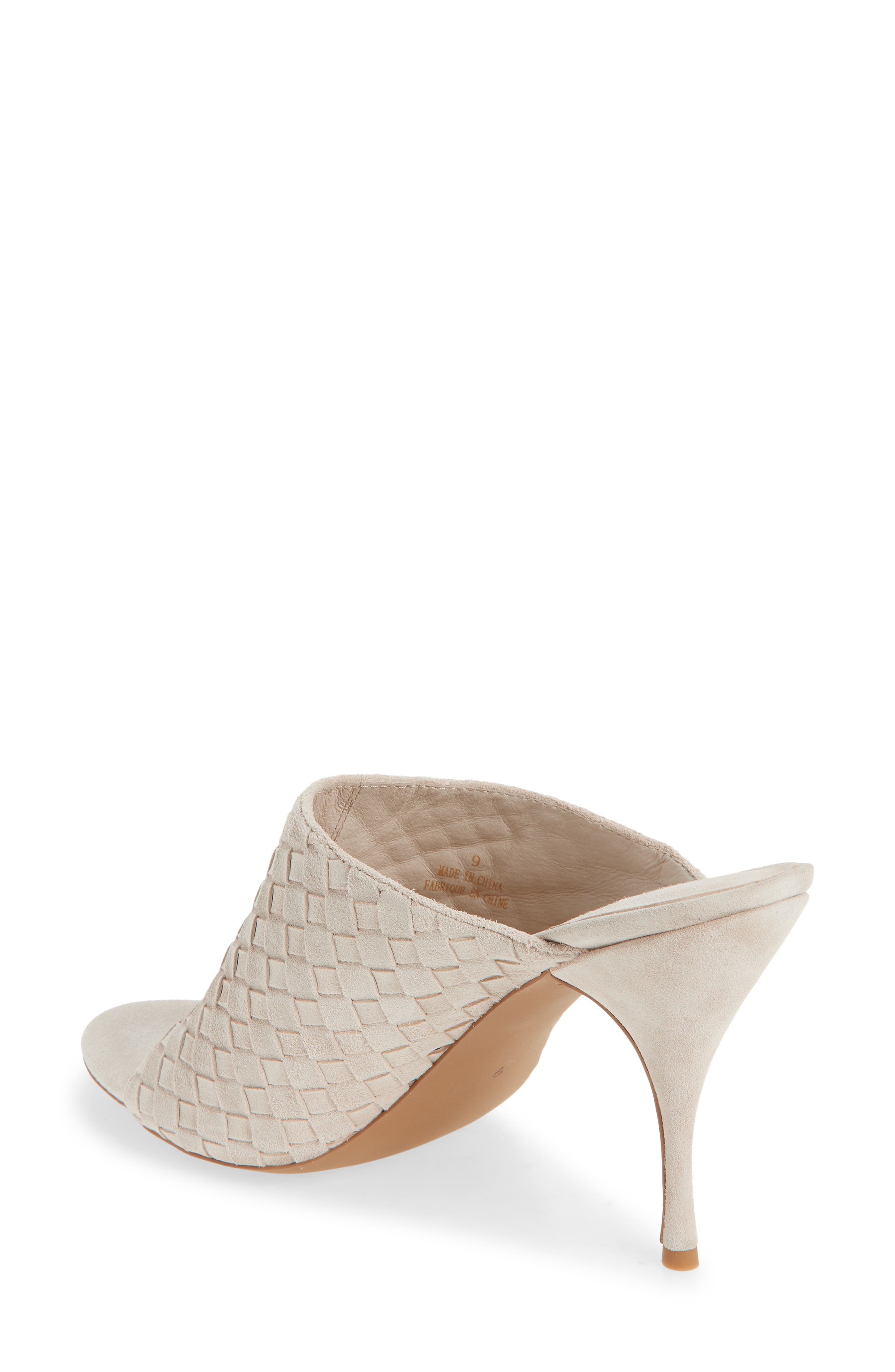 Bonsoir Slide Sandal, Alternate, color, BONE SUEDE