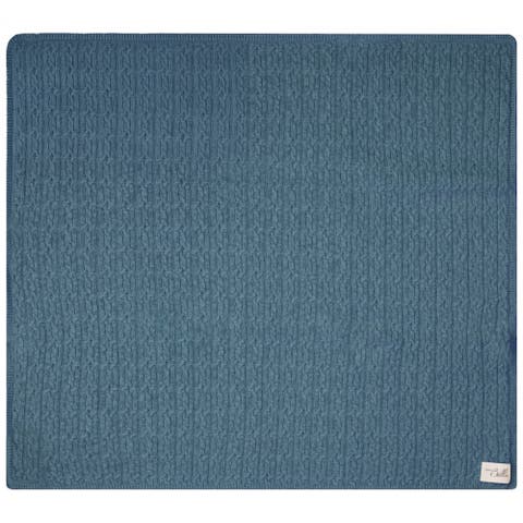 Boy Mix Cable Knit Blanket