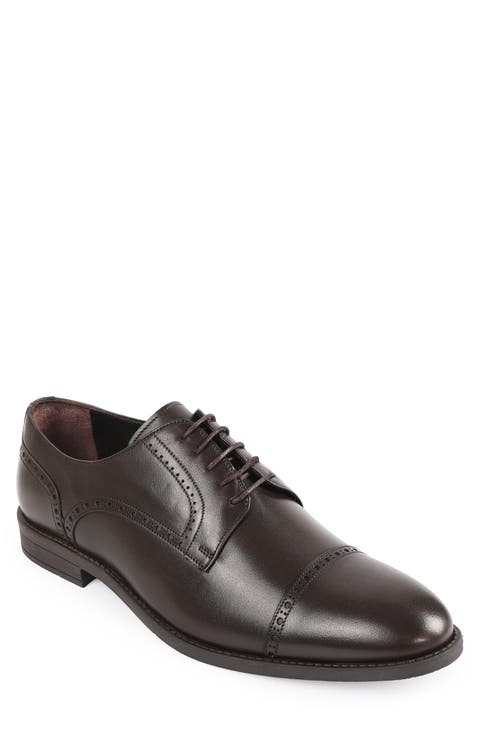 Kansas Brogue Cap Toe Derby (Men)