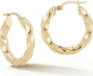 GLAZE JEWELRY Twisted Hoop Earrings