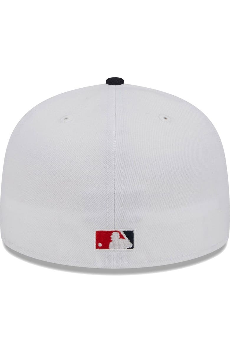 New Era Men's New Era White California Angels Optic 59FIFTY Fitted Hat, Alternate, color, 
