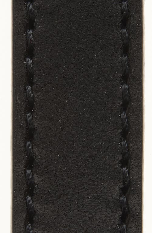Isabel Marant Chelsea Utility Glossy Leather Belt In Black