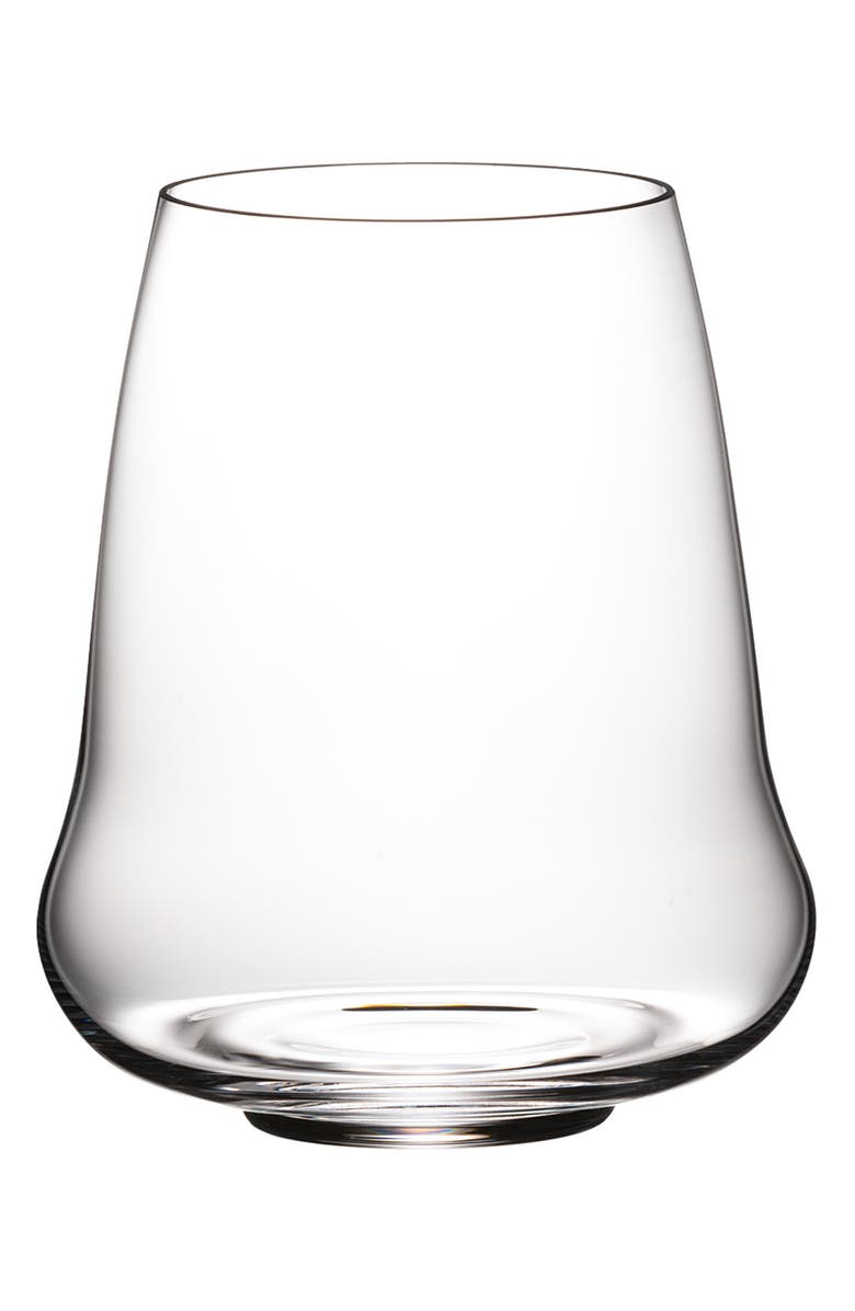 Riedel Stemless Wings White Wine Glass, Main, color, 
