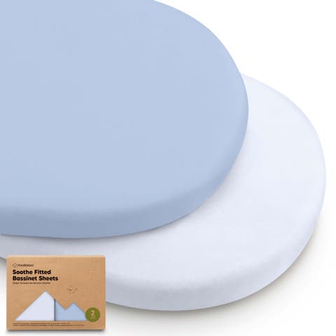 2-Pack Soothe Fitted Bassinet Sheets