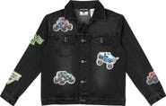 Monster Jam Boys' Denim Jacket