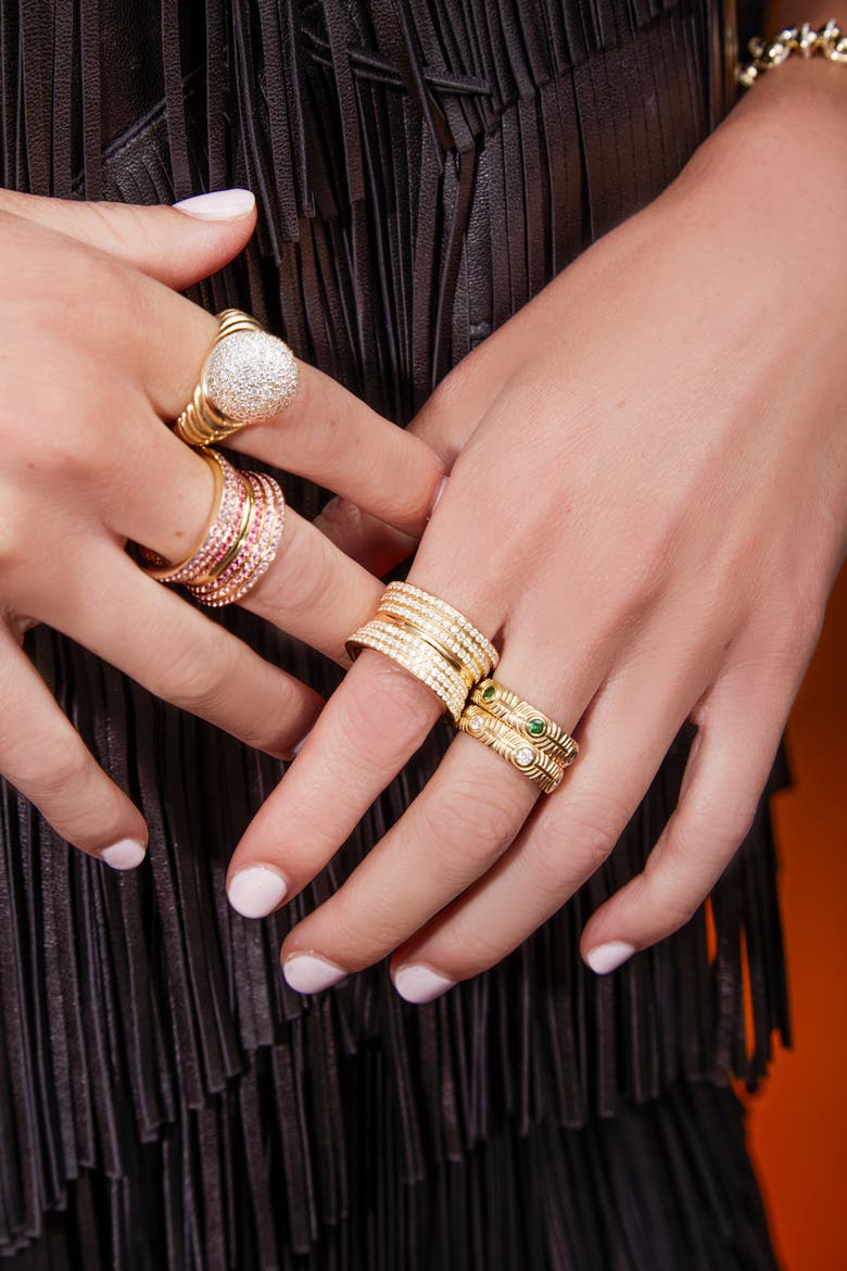 Revel Bobble Cocktail Ring, Alternate, color, Multi-Stone