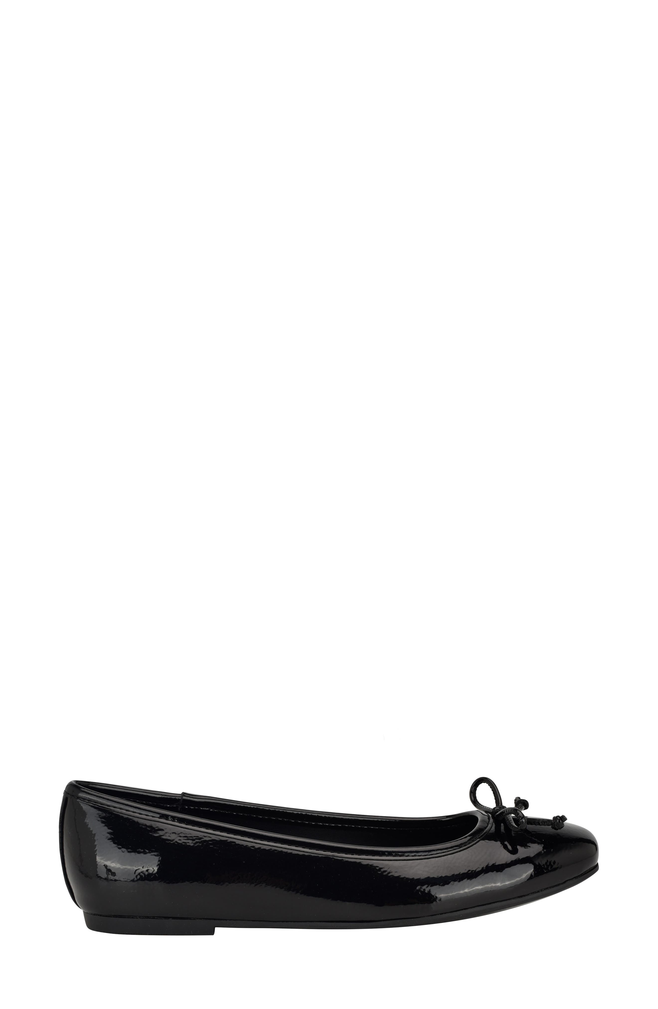 Calvin Klein Bronte Ballet Flat, Alternate, color, Black/Black