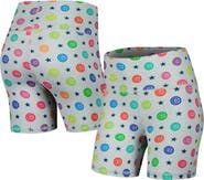 Terez Women's Terez Gray Chicago Cubs TLC Rainbow Shorts