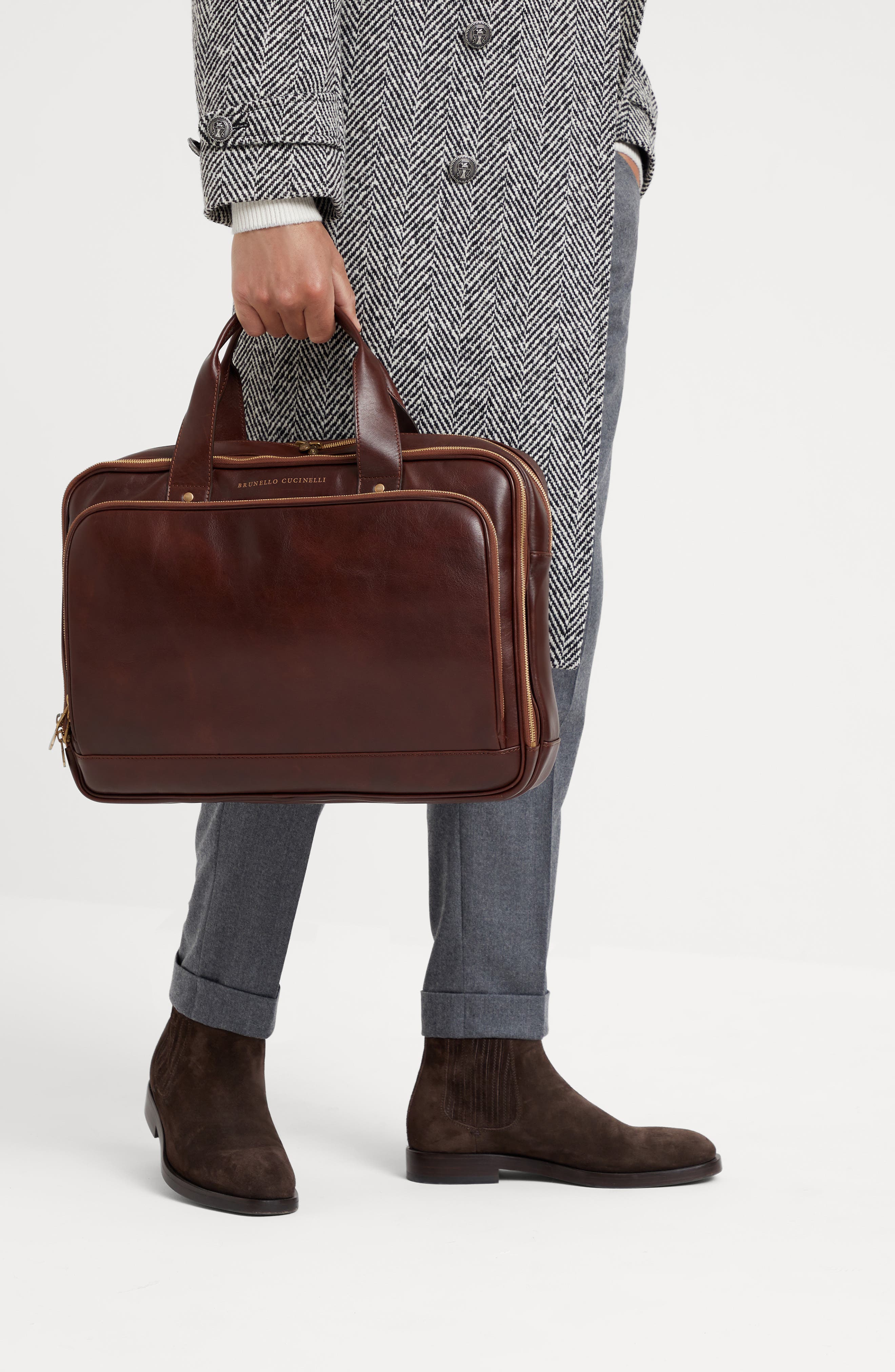 Brunello Cucinelli Briefcase, Alternate, color, 