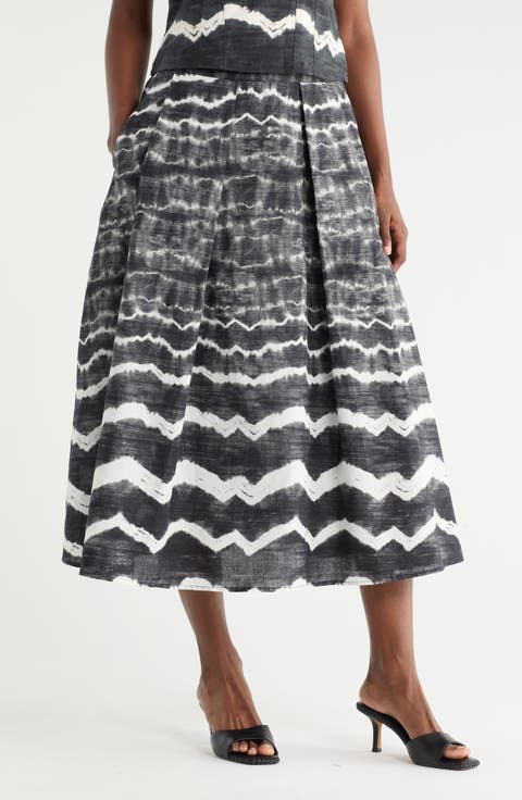 Voile Midi Skirt