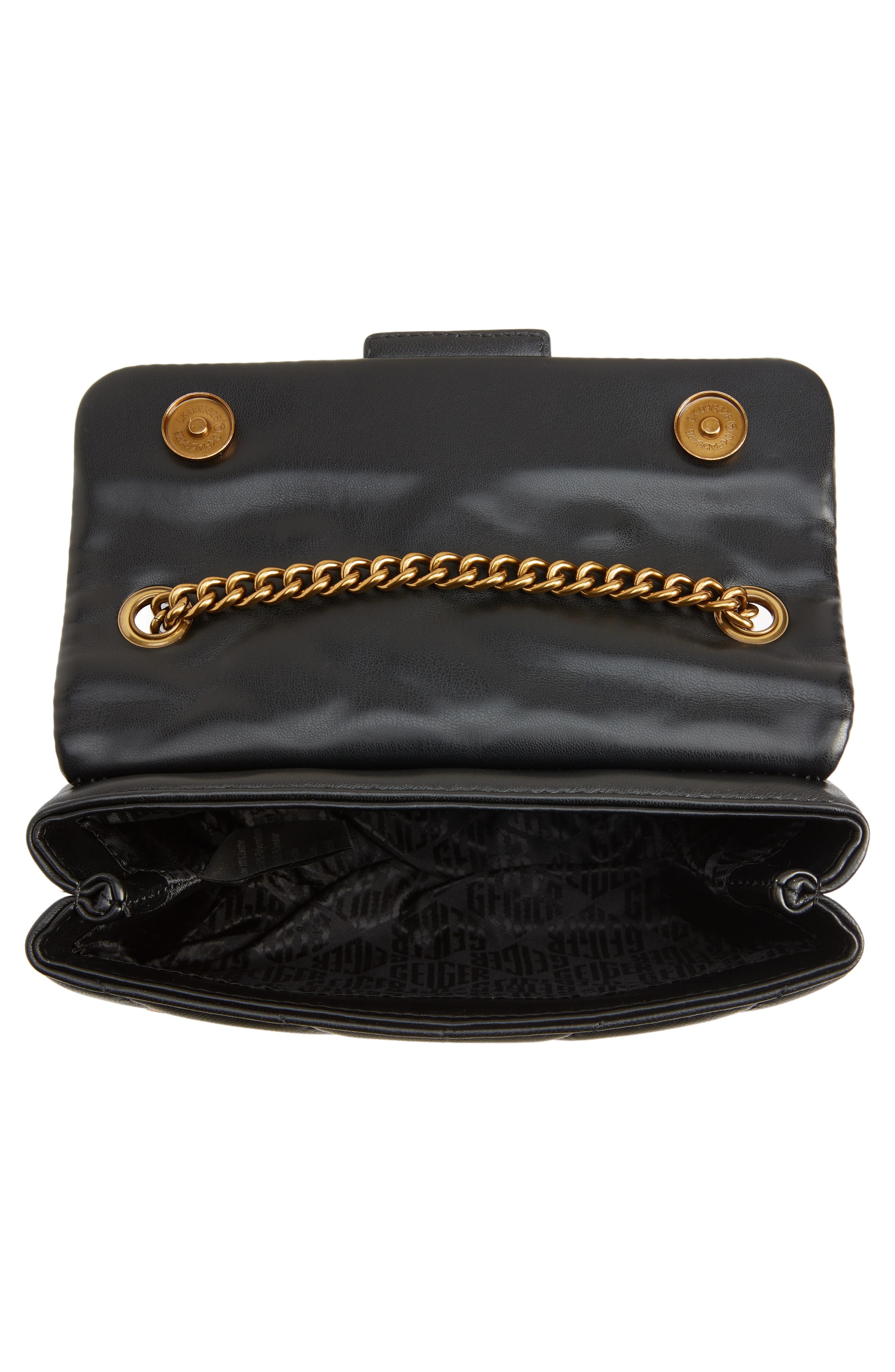 Kurt Geiger London Medium Kensington Eye Quilted Leather Convertible Crossbody Bag, Alternate, color, 