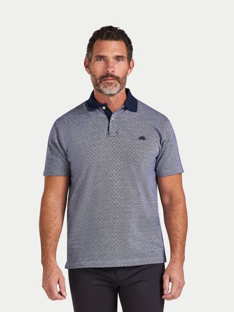 Short Sleeve Dobby Jersey Polo Shirt