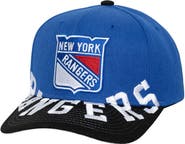 Mitchell & Ness Men's Mitchell & Ness Blue/Black New York Rangers Underarch Two-Tone Pro Crown Snapback Hat