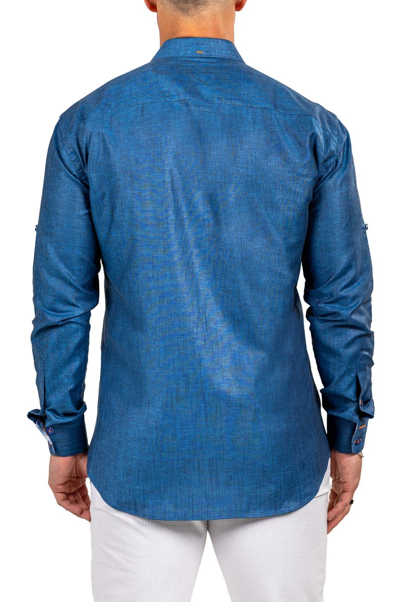 Maceoo Eins Marthy Contemporary Fit Button-Up Shirt, Alternate, color, 