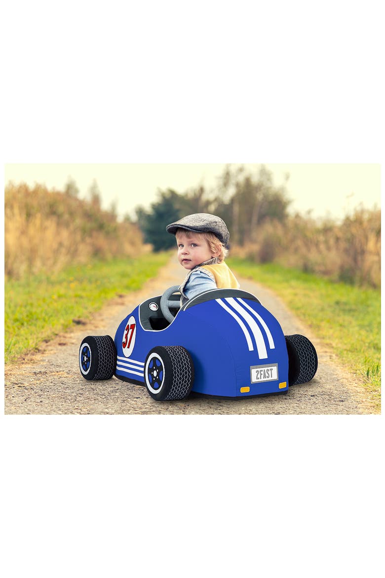 Speedster Blue Canvas Car, Alternate, color, MULTI