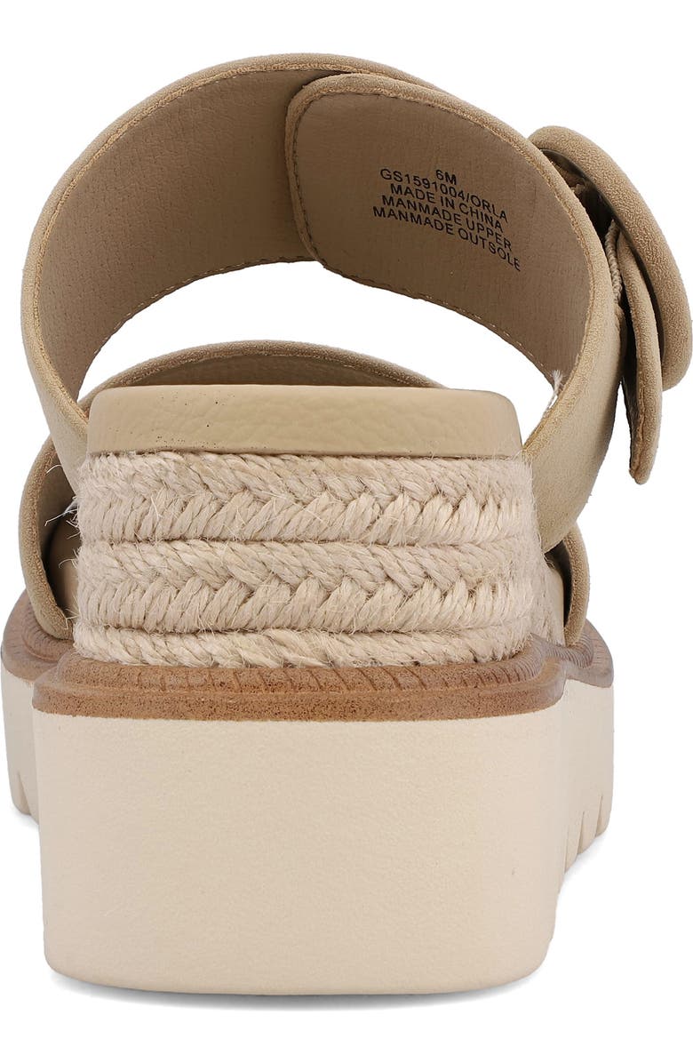 MIA Orla Platform Wedge Sandal, Alternate, color, Sand
