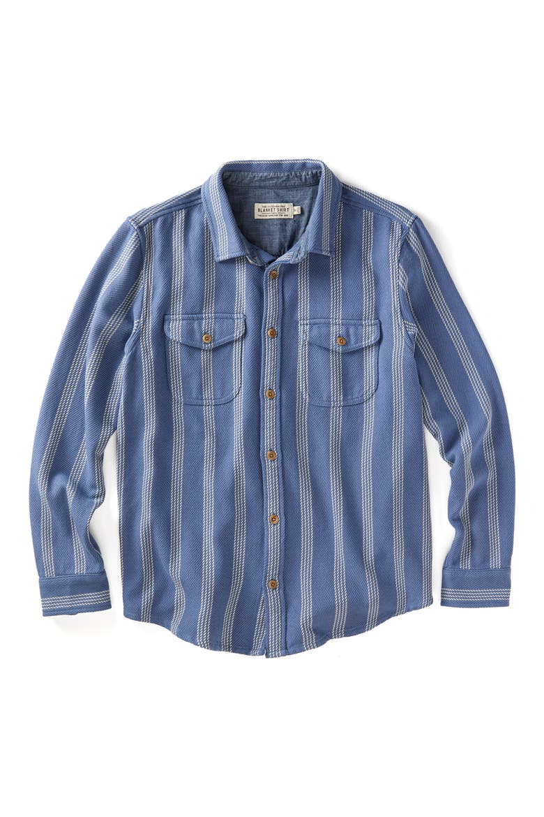 Blanket Shirt, Alternate, color, SOLIMAR BLUE SKYLINE STRIPE